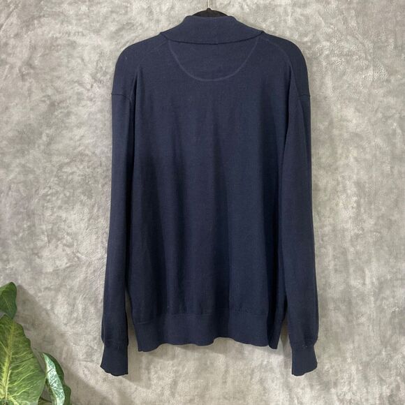 ORVIS FLY FISHING SWEATER MERINO WOOL PULLOVER 1/4 button MEN'S SZ XL Bloke Core - Picture 5 of 12